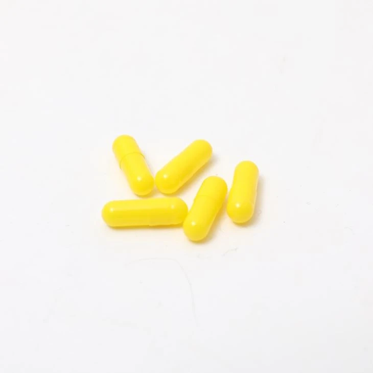 Colored Gelatin Capsule